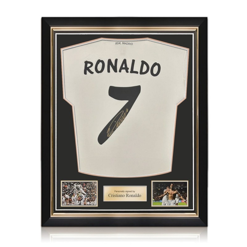 Cristiano Ronaldo Signed Real Madrid 2013-2014 Home Jersey (Beckett)