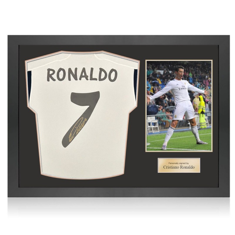 Cristiano Ronaldo Signed Real Madrid Football Shirt Sports