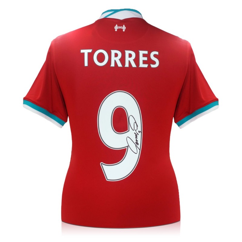 Fernando Torres Back Signed Liverpool FC 2022-23 Home Shirt